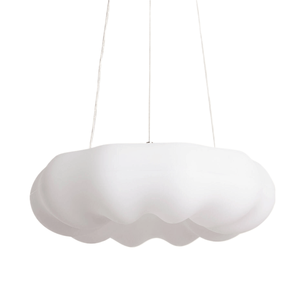Wisząca lampa okrągła Bellissima ABR-LWBSS36W do salonu biała