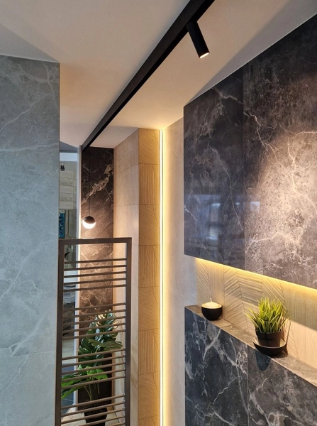 Szyna magnetyczna Magneto Abigali LWQ-2M-SURF prostokątna czarna