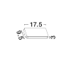 Elewacyjna lampa do ogrodu CIFANDA LE75201 LED 10W 3000K IP65 antracyt