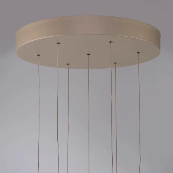 Lampa wisząca sterowana pilotem POPUP brązowa 2587-97 7x3W LED 2200-5000K z regulacją barwy