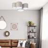 Ekologiczna lampa sufitowa Mona 6592 TK Lighting tuby do salonu szare