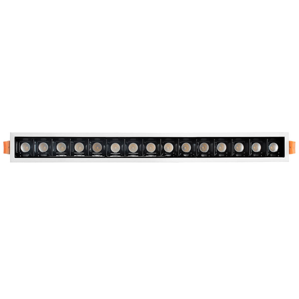 Lampa sufitowa podtynkowa 592 Domeno LED 30W 3000K biała