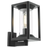 Elewacyjna lampa naścienna Mackenzie MAC1622 latarenka IP65 czarny