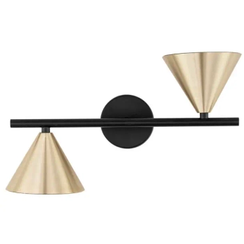 Podwójny regulowany kinkiet SALVADO LE45597 złota