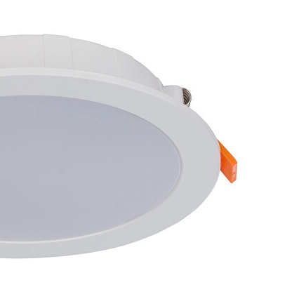 Wpust LAMPA sufitowa KOS 8776 Nowodvorski łazienkowa OPRAWA LED 16W 4000K okrągła IP44 biała