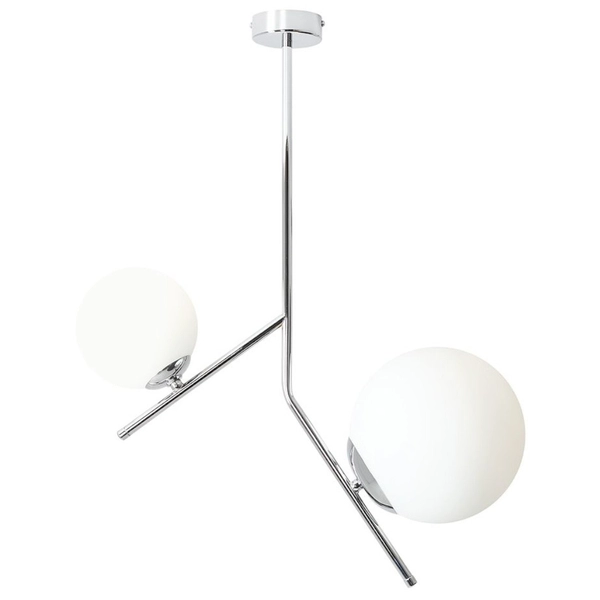 Szklana LAMPA sufitowa GALLIA 1095PL_H4 Aldex kule na wysięgnikach białe