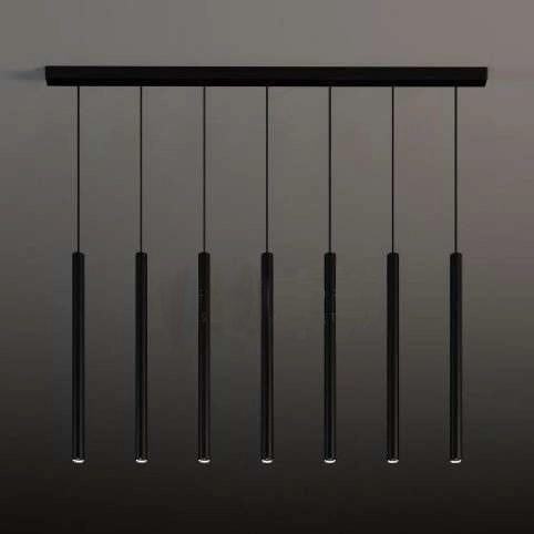 LAMPA wisząca YABU 5529 Shilo metalowa OPRAWA zwis LISTWA sufitowa sople tuby czarne