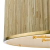 Wisząca lampa hampton Fernella FEN0835 do jadalni trawa morska złoty