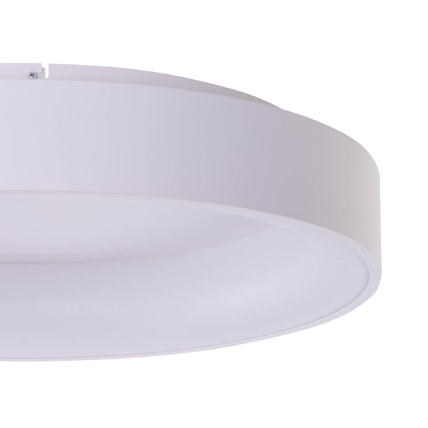Natynkowa lampa metalowa Solvent LED 42W do holu biała