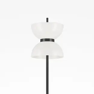Metalowa podłogowa lampa Kyoto MOD178FL-L11B3K LED 11W 3000K czarna biała