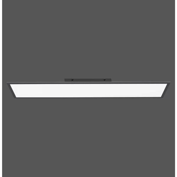 Prostokątny plafon pokojowy Flat LED 24W ściemnialny czarny