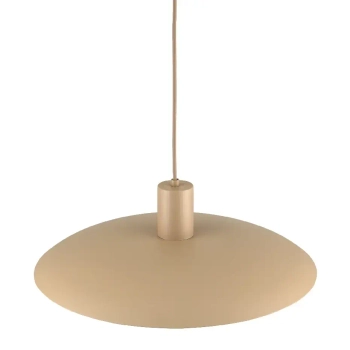 Loftowa wisząca lampa Astra 10711 owalny abażur zwis na kablu beżowy