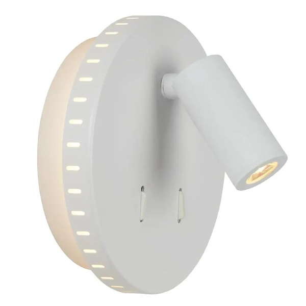 Przyścienna lampa BENTJER 79201/09/31 LED 6W+3W 3000K regulowana biały