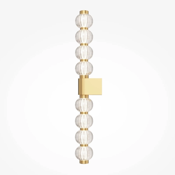 Ścienna lampa Amulet MOD555WL-L13G3K LED 19W 3000K złoty przezroczysty