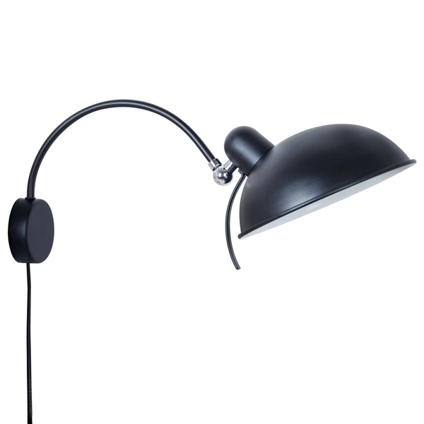 Kinkiet ścienny NORA 21-53602 regulowana metalowy reflektorek czarna