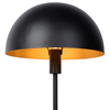 Stojąca LAMPA biurkowa SIEMON 45596/01/30 Lucide stołowa LAMPKA kopuła metalowa czarna