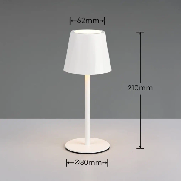 Lampka nocna DIAZ R55961131 LED 1,6W 2700-6500K IP44 przenośna biały