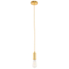 Kabel wiszący MODERNA DS-M-038 GOLD Italux metalowa OPRAWKA industrialny ZWIS przewód złoty