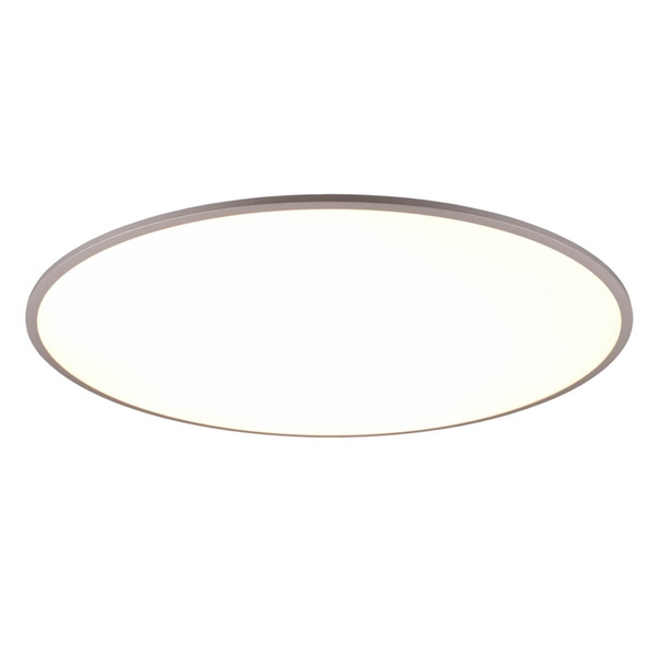 Ściemniany plafon z pilotem Yuma 641719187 LED 53W 3000-6500K biała srebrna