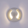 Ścienna lampa elewacyjna Basilio PL-741-2E Italux LED 3W 3000K IP65 srebrna