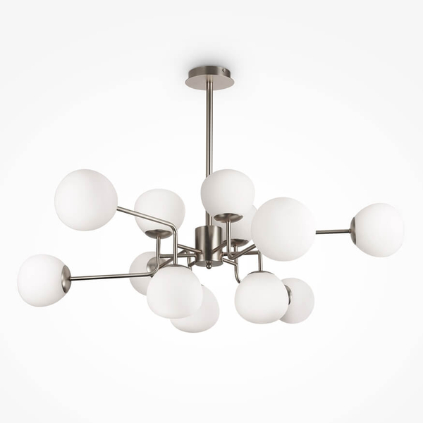 Plafoniera LAMPA modernistyczna ERICH MOD221-PL-12-N Maytoni sufitowa OPRAWA modernistyczny plafon molekuły białe