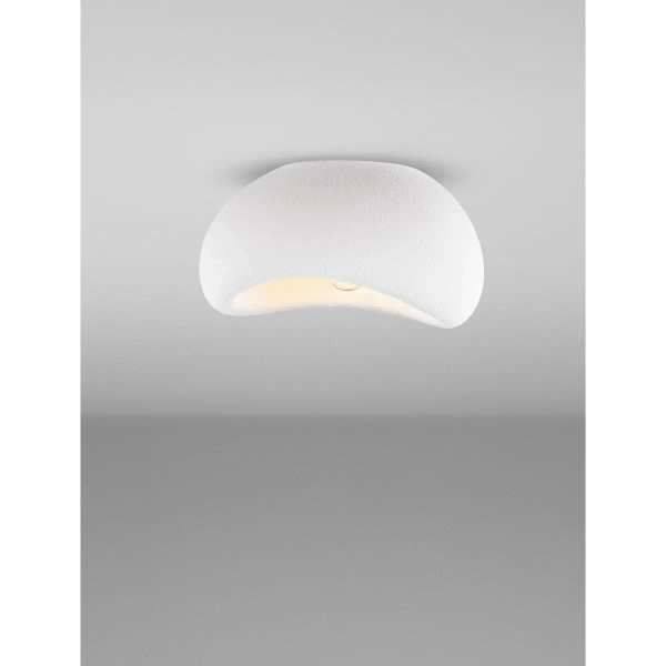 Lampa sufitowa skandynawska PALINZA biała LE45325 1xE27 kopułowa