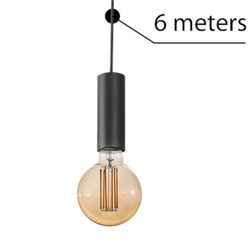 Loftowy moduł wiszący Ziko AZ3116 Azzardo przewód z oprawą E27 czarny