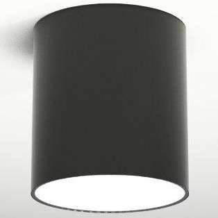 Natynkowa LAMPA sufitowa ZAMA 7037 Shilo metalowa OPRAWA LED 15W 3000K tuba czarna