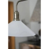Podwójna lampa wisząca VELA biała mosiądz 109160 2xE27 metalowa trójkątna