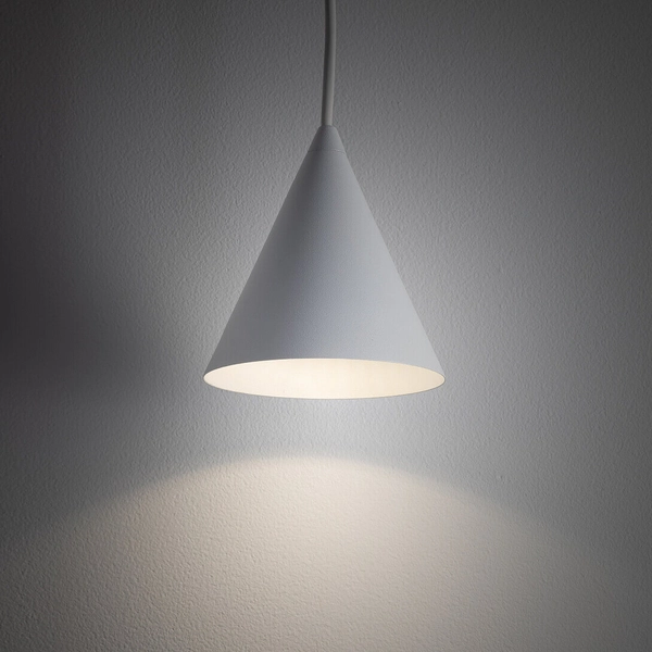 Lampa stożkowa nad stół ZENITH 11453 wisząca biały