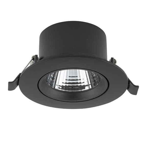 Lampa kuchenna punktowa Egina 10548 Nowodvorski LED 5W 3000K okrągła czarna