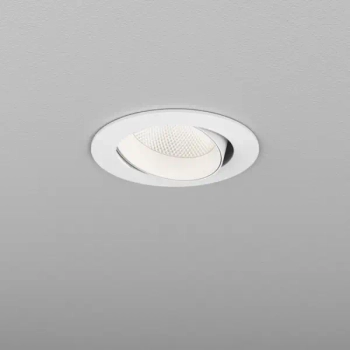 Minimalistyczne oczko sufitowe białe PUTT LED 8,5W 3000K z regulacją 38042-M930-WW-00-13