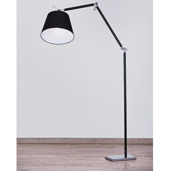 Lampa stojąca jadalniana Zyta AZ1849+AZ2600 regulowana z abażurem czarna