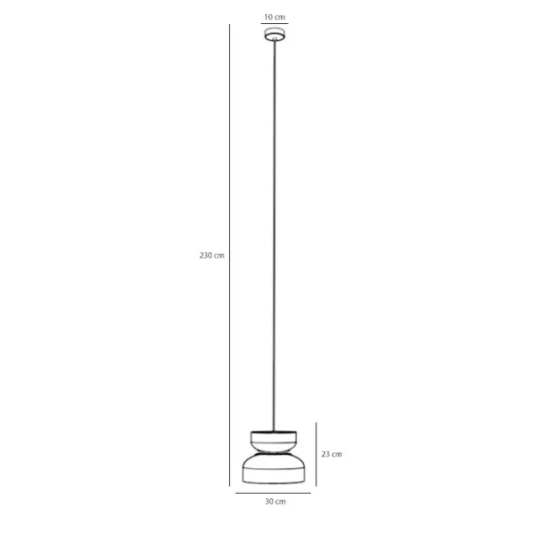 Salonowa lampa wisząca TULA 1132G18_11_C nad wyspę kolorowa