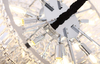 Salonowa lampa wisząca glamour PUCCINI P0268 Maxlight metalowa chrom