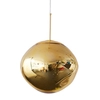 Wisząca połyskująca lampa GLAM MP-1239-280 gold Step Into Design do salonu kula złota