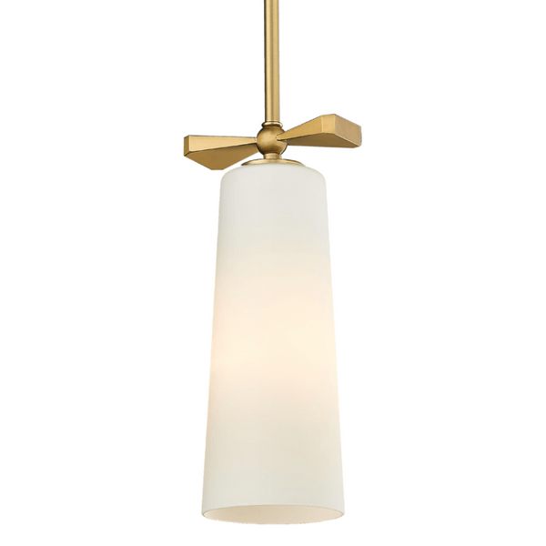 Lampa wisząca 1-punktowa Bow P01138BR Cosmolight mosiądz