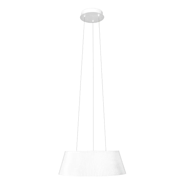 Metalowa wisząca lampa FABIO P0673 biała LED 12W 3000K nad stół