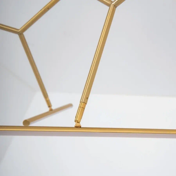 Ledowa lampa sufitowa 2071 LED 49W 3000K do przedpokoju złoty