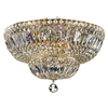 LAMPA sufitowa BASFOR DIA100-CL-12-G Maytoni plafoniera OPRAWA kryształowa okrągły plafon pałacowy przezroczysty