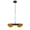 Wisząca lampa ENZO ST-F22020601-D80 black szklana kula czarny złoty
