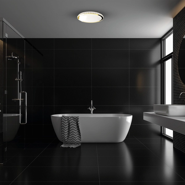 Plafon okrągły Layla ML8131 Milagro LED 50W 3000-6000K ściemnialny z pilotem złoty