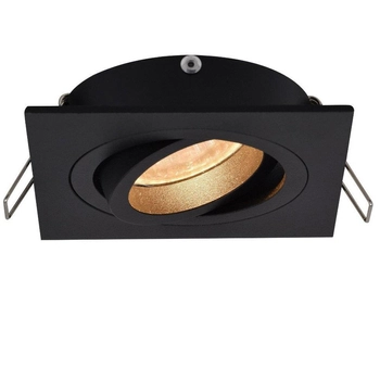 Kwadratowa Lampa sufitowa Rondoo ARGU10-041-N wpust do salonu czarny