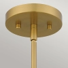 Lampa wisząca nad stół Mejia QZ-MEJIA-1P-S-AB  mosiądz biały