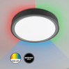 Plafon LAMPA sufitowa FOSTER 3283 Rabalux okrągła OPRAWA metalowa LED 28W 2700K - 5000K plafoniera z pilotem czarna