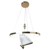 Ringowy żyrandol Marissa LP-2515/1P GD LED 66W CCT motyl złoty