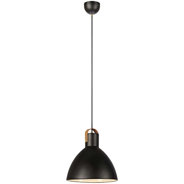 LAMPA wisząca EAGLE 106552 Markslojd metalowa OPRAWA zwis kopuła czarna