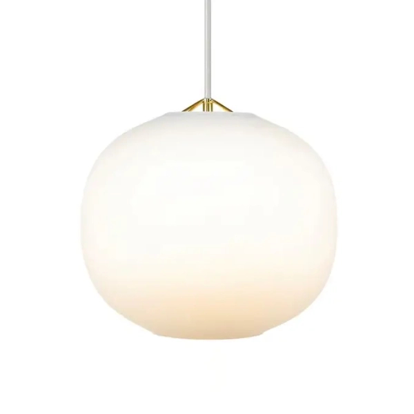 Kulista lampa wisząca Navone 2220433001 okrągła szklana biały