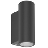 Ogrodowy kinkiet elewacyjny Lenta OWL-2804-2-4K Italux LED 14W 4000K IP54 czarny