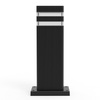 Metalowy słupek ogrodowy Vini EKO0735 Eko-light IP54 czarny